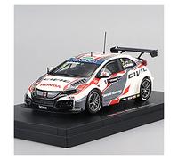 YCNXEB Per Honda Civic WTCC 2016 1 43 Ornamenti Da Collezione Di Modelli In Resina Per Auto Da Rally Modificati Mini Modello Veicolo(A)
