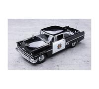 YCNXEB Per Il Display Souvenir Da Collezione Modello Di Auto Della Polizia Classica In Lega Mercury Montclair 1 18 Mini Modello Veicolo