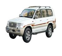 YCNXEB Per Toyota Land Cruiser LC100 2009 Diecast Model Verde Bianco SUV Giocattolo In Lega 1 18 Mini Modello Veicolo(B)