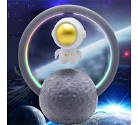 Ycolew Magnetic Levitating Bluetooth Speaker with LED Light, compatible with all devices. Cool floating tech gift for men, dad, boys.