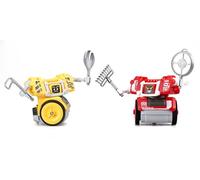 YCOO Pack 2 Robots Street Kombat Télécommandé à Contrôle Gestuel 14cm - Il Avance et Frappe Son Adversaire - Capteurs de Mouvements - Dès 5 ANS