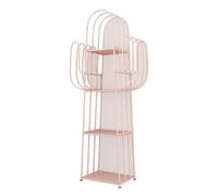 YCOVSFP Libreria Creativa A 4 Strati, Espositore Da Pavimento In Ferro, Scaffale Portaoggetti For La Casa, For Camera Da Letto, Studio, Soggiorno, Ufficio(Color 1)