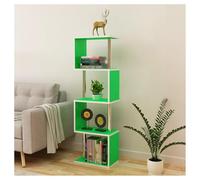 YCOVSFP Libreria Creativa, Espositore Da Terra For La Casa, Scaffale In Acciaio Multistrato, Adatto For Lo Studio Ufficio Del Soggiorno Della Camera Da Letto, Facile Da Montare(Green)