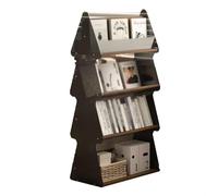 YCOVSFP Scaffale Creativo A 4 Strati, Espositore Indipendente Da Terra, Scaffale For Libreria Domestica, For Soggiorno Camera Da Letto E Sala Studio, Facile Da Montare