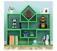 YCOVSFP Scaffale For Libri Creativo, Espositore Indipendente Da Terra, Scaffale For Libri Illustrati, Liberamente Combinabile, For Camera Da Letto, Soggiorno E Ufficio(Green)