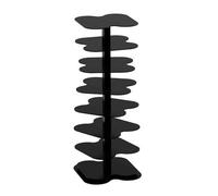 YCOVSFP Scaffale For Libri Creativo, Espositore Multistrato A Spirale, Mobiletto Decorativo For Portaoggetti Da Pavimento, Salvaspazio, For Soggiorno Camera Da Letto E Ufficio(Black,7 Layers)