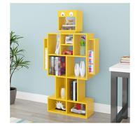 YCOVSFP Scaffale For Libri Creativo, Scaffale Da Pavimento, Espositore For Libri Illustrati For Libreria Domestica, Facile Da Montare, For La Camera Da Letto E Il Soggiorno Dei Bambini(Yellow)