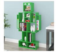 YCOVSFP Scaffale For Libri Creativo, Scaffale Da Pavimento, Espositore For Libri Illustrati For Libreria Domestica, Facile Da Montare, For La Camera Da Letto E Il Soggiorno Dei Bambini(Green)