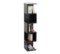 YCOVSFP Scaffale For Libri Creativo, Scaffale Da Pavimento Multistrato, Espositore For La Decorazione Di Una Libreria Semplice For La Casa(Black,5 Layers)