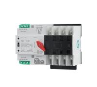 YCQ4-100R 2P/4P rail ATS interruttore di trasferimento automatico a doppia alimentazione 63A/100A AC230V dispositivo di commutazione di alimentazione elettrica(4P,100A)