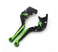 YCSYHQM Leva Freno Moto, 1 Paio Lega di Alluminio 7/8" per Triumph Thunderbird Sport 1998-2004 Motociclo Leva Regolabile CNC Maniglia Leva del Freno Doppio Disco Scooter-Green