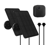 YCTechLife Pannello Solare da 4W per Telecamera Esterna Blink (4th gen), Caricatore Solare con Spina in Gomma, Impermeabile IP65, Cavo da 13,12 Piedi, 2 Confezioni