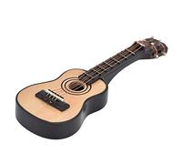 Yctze 1/12 Modello di Chitarra in Legno in Legno in Miniatura della Casa per Bambole - Accessorio per Esposizioni Straordinarie per le Box/Cover delle Bambole e Decorazioni per la Camera (chitarra