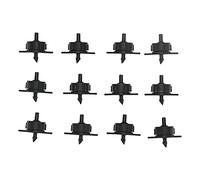 Yctze 100 PCS 4l Pressure Compensatura Emettitori di Gocciolamento per 4/7 Tubo: Ugello di Gocciolamento di Irrigazione Efficiente per Giardino, Serra e Agricoltura