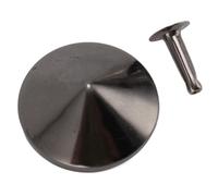 Yctze 100 Set di Rivetti e Montanti a Fungo per la Lavorazione Fai da Te della Pelle - Punte a Cono in Ferro Placcato per Riparare Borse, Scarpe e Altro (#3)