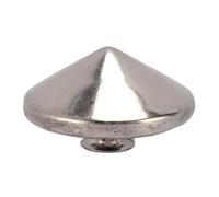 Yctze 100 Set di Rivetti e Montanti a Fungo per la Lavorazione Fai da Te della Pelle - Punte a Cono in Ferro Placcato per Riparare Borse, Scarpe e Altro (#2)