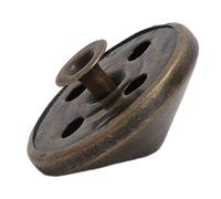 Yctze 100 Set di Rivetti e Montanti a Fungo per la Lavorazione Fai da Te della Pelle - Punte a Cono in Ferro Placcato per Riparare Borse, Scarpe e Altro (#4)