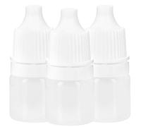 Yctze 100PCS 2ml Empty Plastic Dropper Bottles Squeezable for Eye Drops and