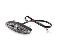 Yctze 12V 15 LED Arresto freno moto in esecuzione Fanale posteriore Fanale posteriore ATV adatto per Dirt Bike Fumo universale feu arriere moto enduro
