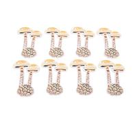 Yctze 16 Toppe Termoadesive con Funghi Carini per Abbigliamento, Adesivi con Funghi Ricamati Fai da Te da Cucire per Vestiti, Cappelli e Decorazioni per la Casa