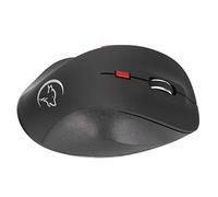 Yctze 2,4 GHz Ergonomico con 4 Impostazioni DPI per un Comodo Utilizzo in Ufficio e Durante il Gioco (BLACK)