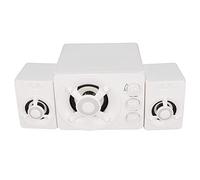 Yctze 2. Altoparlanti per Computer Alimentati Tramite USB con Luce RGB Dinamica, Subwoofer e Controllo per PC e Laptop (Nuova versione bianca)