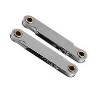 Yctze 2 Misuratori del Passo della Filettatura in Acciaio Inossidabile - Imperiale 55° e Metrico 60° - Strumenti di Misurazione di Facile Lettura per Filettature