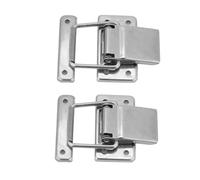 Yctze 2 Pezzi Custodia con Chiusura a Molla Chiusura a Levetta, Hardware in Acciaio Inossidabile per Armadietto, Cassetta degli Attrezzi e Porta con Stile Valigetta