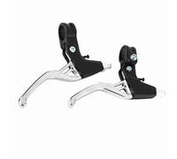Yctze 2 Pezzi in Alluminio Maniglie per Leva del Freno per Mountain Bike - Leve della Frizione in Lega Leggera in 4 Colori (SILVER)