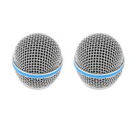 Yctze 2 Pezzi Sostituzione della Griglia a Maglie per Microfono in Acciaio Inossidabile Premium per Riduzione del Rumore Beta58A e per una Migliore qualità Audio