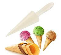 Yctze 2 Pezzi Stampo Cono Gelato - Stampo per Rotolo di Uova Fai -da te per Cottura e Cottura Creativa Manico Antiaderente, Facile Pulito Ed Ergonomico