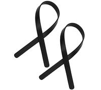 Yctze 2 Tracolle in PU per Borse - Comode Cinghie Regolabili per Borse, Accessorio Alla Moda - Colore, Lunghe 60 Cm, Ideali per Personalizzare lo Stile della Tua Borsa (BLACK)