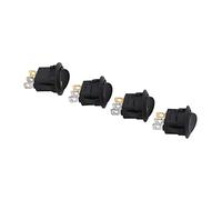 Yctze 20pcs LED Round Rocker Switch 2V 3 Pin ON/OFF Interruttore a Levetta ABS per Elettrodomestici