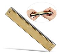 Yctze 24 Buche Tremolo Armonica - e Chiave B Piastra Armonica con Suono Luminoso per Principianti e Bambini, Mangia Amanti della Musica (B Sunte)