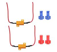 Yctze 2Pcs Decoder LED per auto Anti Hyper Flash Nessun errore Resistenza di carico a filo avvolto 25W 25Ω resistenza 20 ohm,resistenza 8 ohm 25w,resistenza 25w 25ohm B5h963