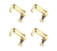 Yctze 4 Pezzi di Regolazione Fine in Lega d'oro per Violino di Ricambio per Violino 3/4 e / - Prestazioni, Regolazione e Installazione Migliorate e Antiruggine