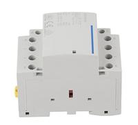 Yctze 4P 63A Contattore AC per Uso Domestico, Design Modulare Compatto | Materiale isolante, Facile da usare, Schema elettrico, Funzionamento a 24 V, Nessun rumore