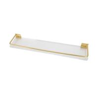 Yctze 50 Cm a W Montato di Camicia - Rastrello in Alluminio Spaziale Multiuso per Cavalletta, Cucina, Camera Ing e Camera da Letto (GOLD)