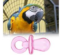 Yctze 50 Giocattoli da Masticare per Capezzoli in Plastica Colorata per Uccelli - Set di Accessori per Uccelli, Masticazione Perfetta, e Divertimento - Forniture Essenziali per Gabbie per