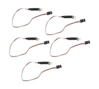 Yctze 5pcs Modulo di Luce Lampeggiante per Auto RC con Controllo CH3 e Cavo del Ricevitore LED per HSP Assiale Redcat