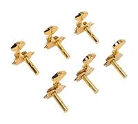 Yctze 6pcs Set di Toni della Macchina a Chiave del Sintonizzatore Aperto per Chitarre Acustiche Ed Elettriche - Pioli di Accordatura dell'oro (GOLD)