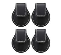 Yctze Accessorio per Strumento Portatile con Porta Clamp/Holder per Gesso da Biliardo Compatto in Pelle PU da 4 Pezzi per Giochi di Snooker