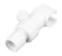 Yctze Adattatore di Staffa per Doccia a Portata Regolabile in Doccia Bianca Universale - Accessorio per il Bagno con Connessione Filettata