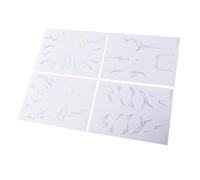 Yctze Adesivi Temporanei per il Corpo Anime, Adesivi Cosplay Dal Design Realistico Resistenti Al Sudore, per Vacanze Al Mare per Festival Musicali, Set di 4 Fogli di (WS LS 031 034)