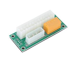 Yctze Alimentatore Duale, Modulo ATX 24Pin Connettore | Materiale robusto, gestione energetica, installazione semplice, compatibilità con scheda riser
