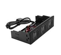 Yctze Altoparlante Pannello Frontale del PC Case del Computer Surround Stereo Altoparlante con Microfono Incorporato Altoparlante Stereo STW9005 da 5,25 Pollici Pannello Frontale del