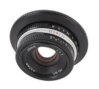 Yctze Apertura Grande F1.7 Lice Focus Manuale 37,5 Mm Lunghezza Focale Effetto Vorticoso Unico Effetto Compatto Vintage Design Vintage per il Formato RF Mount APS C Compatibile con R7