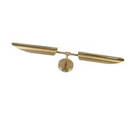 Yctze Applique da Parete Dorate, Lampada da Parete Moderna con Luce su e giù, Lampada Dal Design Alla Moda, Ideale per Soggiorno, Camera da Letto, Teatro e Bagno