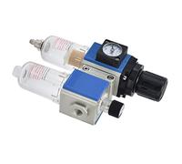 Yctze Aria con Regolatore di Pressione, Lubrificatore e Separatore acqua-olio: Alta Efficienza, Pressione di Prova 1,5 MPa, Multifunzione, Installazione, Precisione 40 μm/5 μm (GFC200-08)