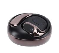 Yctze Auricolari per Traduzione con 4 modalità, Supporto per 80 Lingue, Durata della Batteria di 5 Ore, Comodi Ganci per l'orecchio per Viaggi e Affari (BLACK)